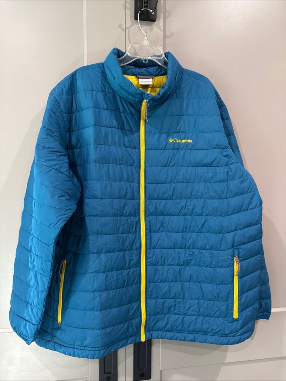 Columbia Man Thermal Coil Oyanta Trail Insolated Jacket 3XT Blue WM0802-464 $150